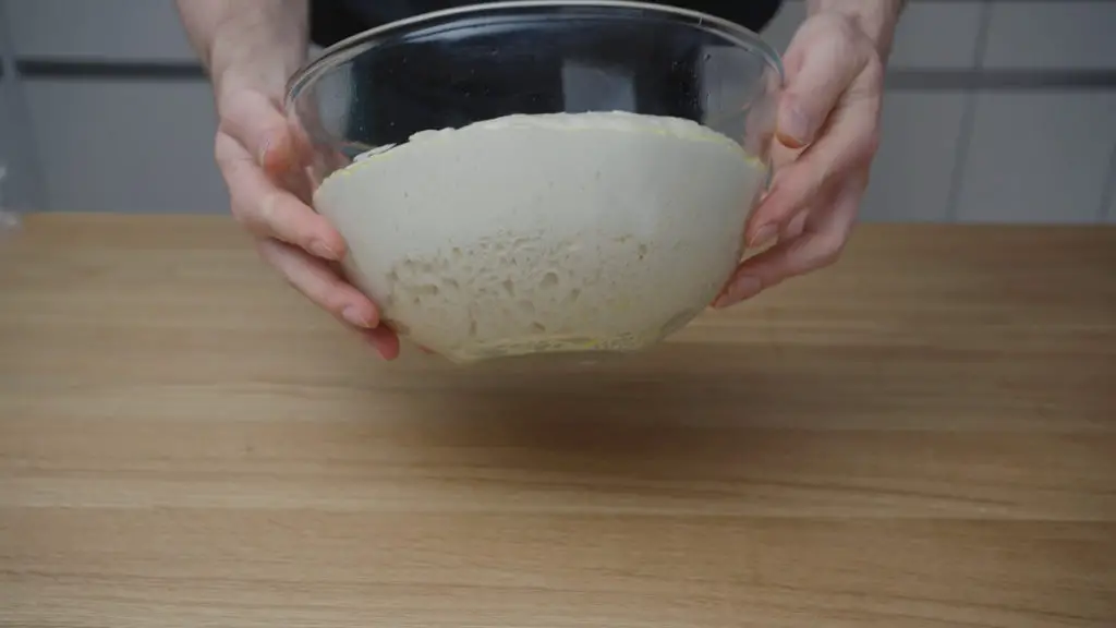 fermented focaccia dough