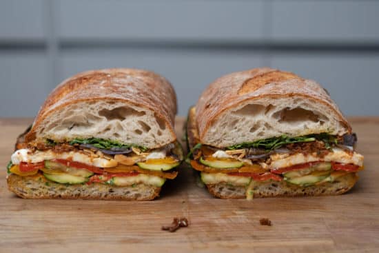 grilled veggie sandwich