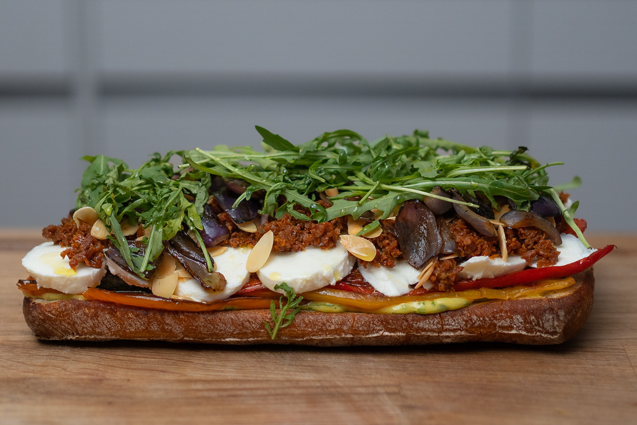 ultimate grilled veggie sandwich