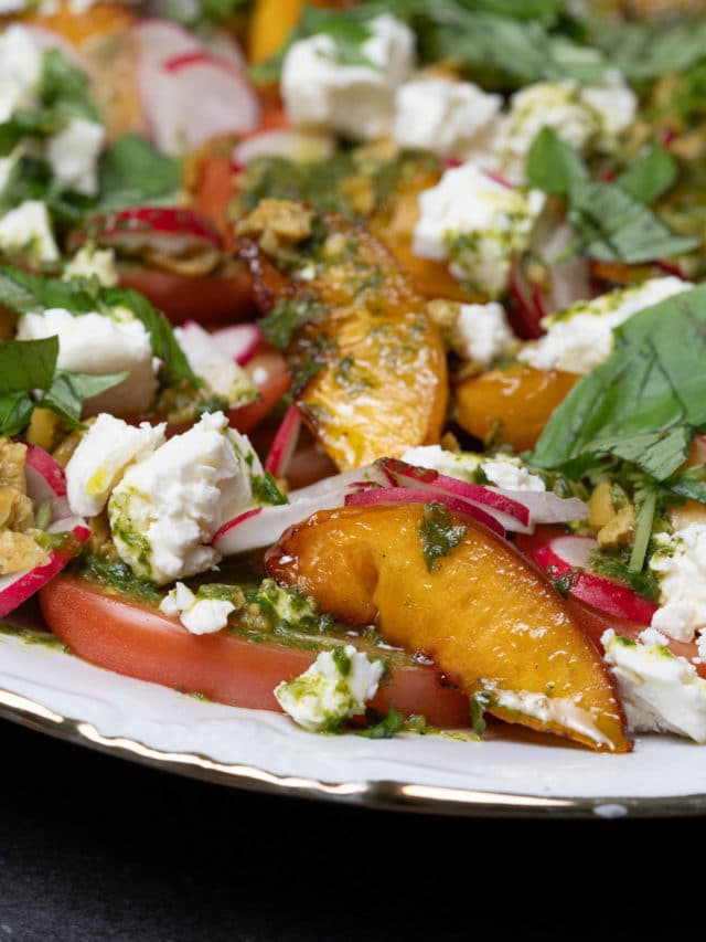 Tomato Nectarine Salad Recipe – Fresh and healthy