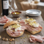Mortadella Pistachio Sandwich Recipe made in Italy