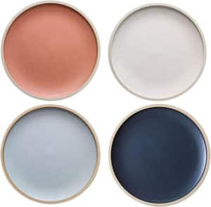 Best Black Friday Cookware Deals 2023-Sweet Home 8.3 Inch Porcelain Dinner Plates Set