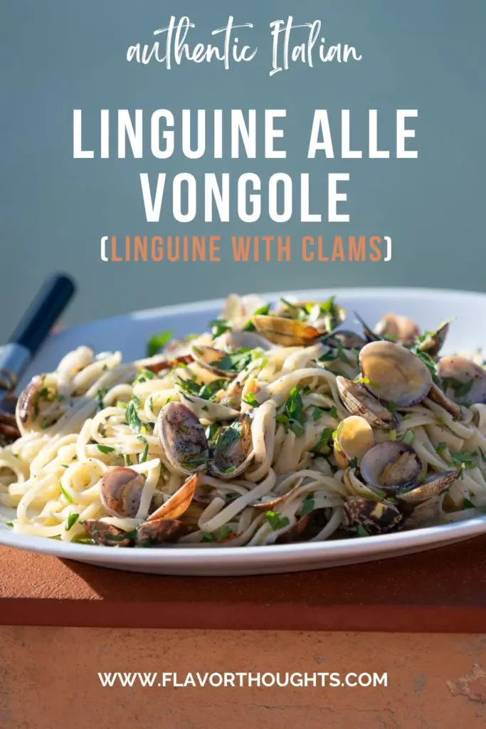 Linguine with white clam sauce Pinterest