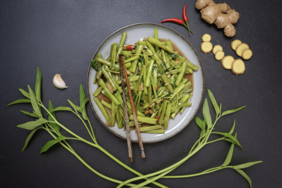 stir fried morning glory recipe
