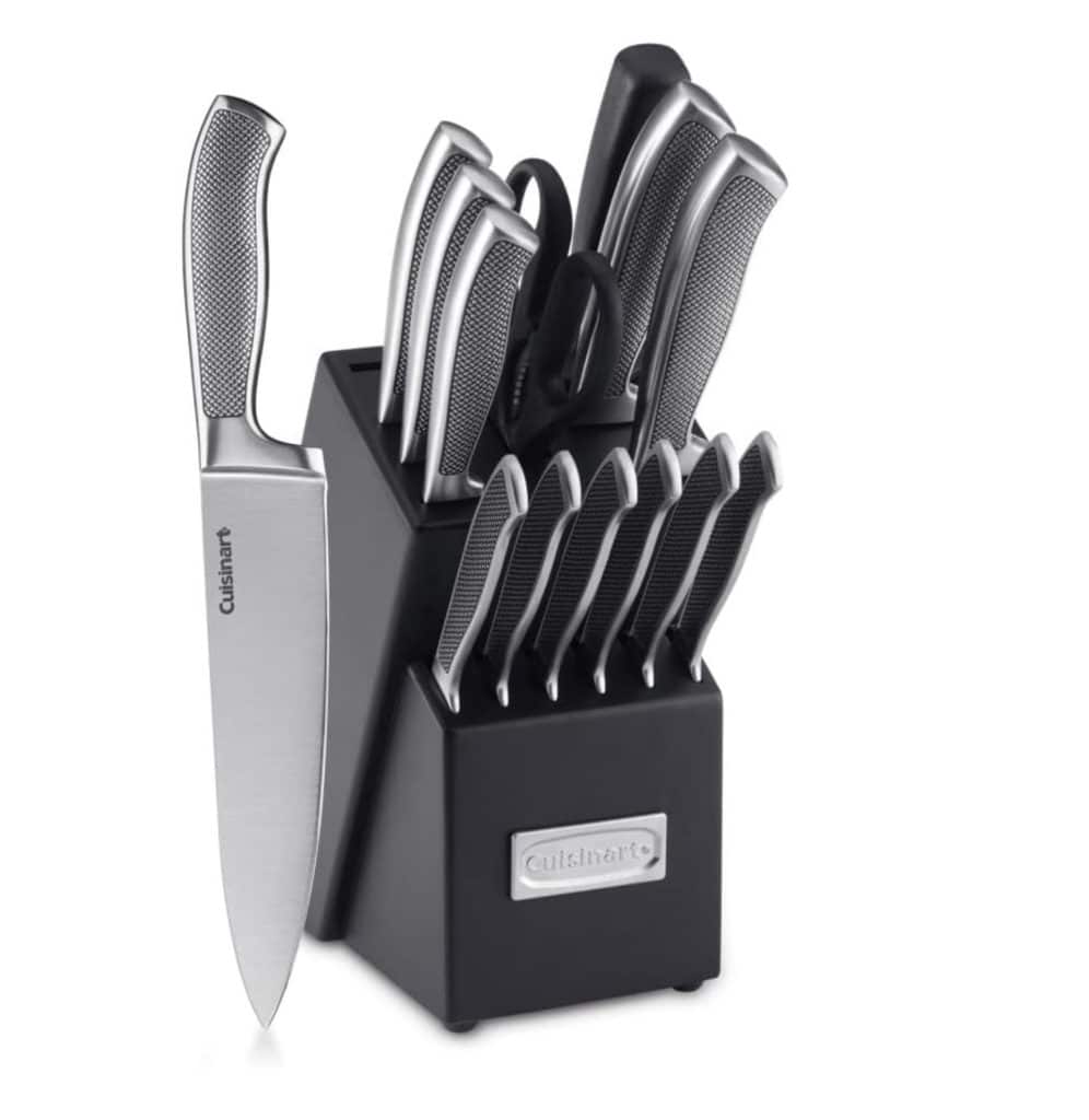 best kitchen knife set under 100$ - Cuisinart 15-piece