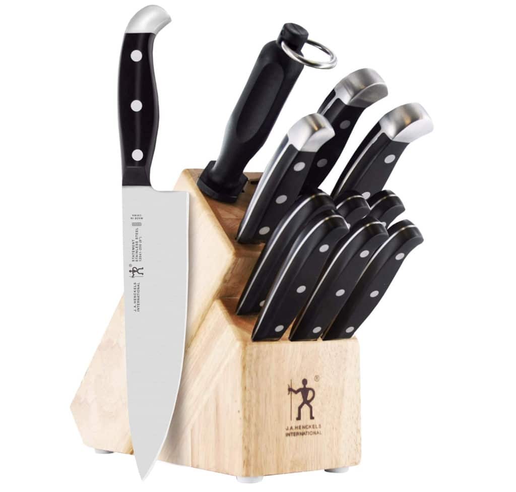 HENCKELS-12-piece-Knife-Block-set-Best-kitchen-knife-set-under-100-