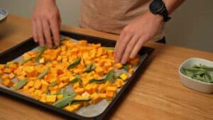 Roasted Butternut Squash Cubes