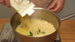 cooking fall orzo pasta
