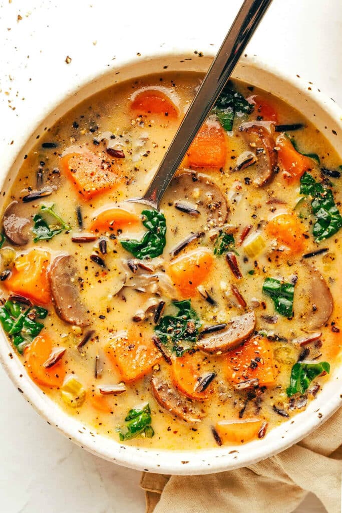 atumn wild rice soup