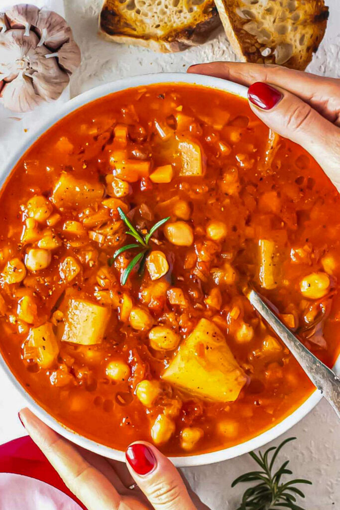 Mediterranean Chickpea Soup