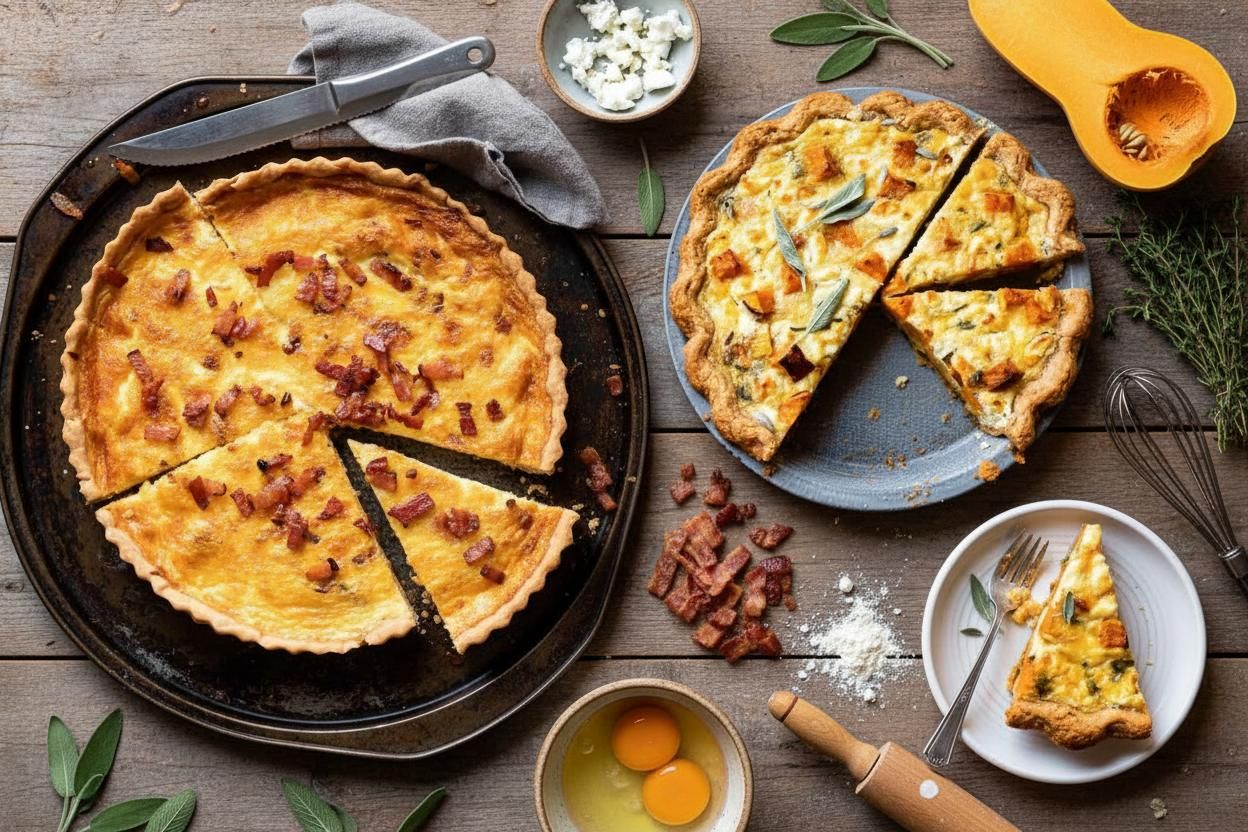 a collection of delicious and exciting quiche recipes