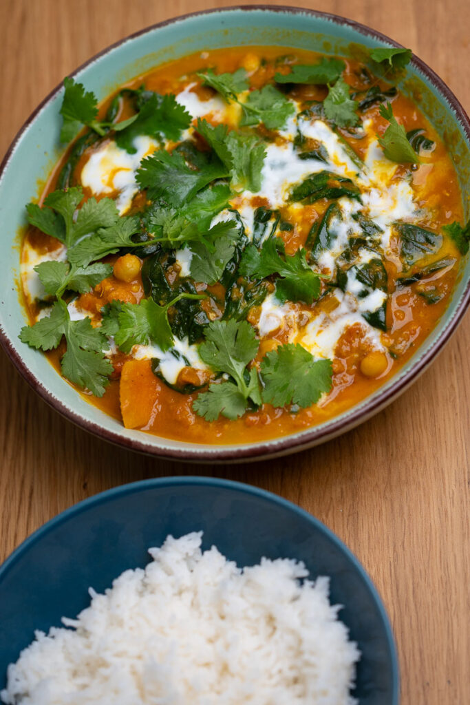 Sweet Potato Chickpea Curry